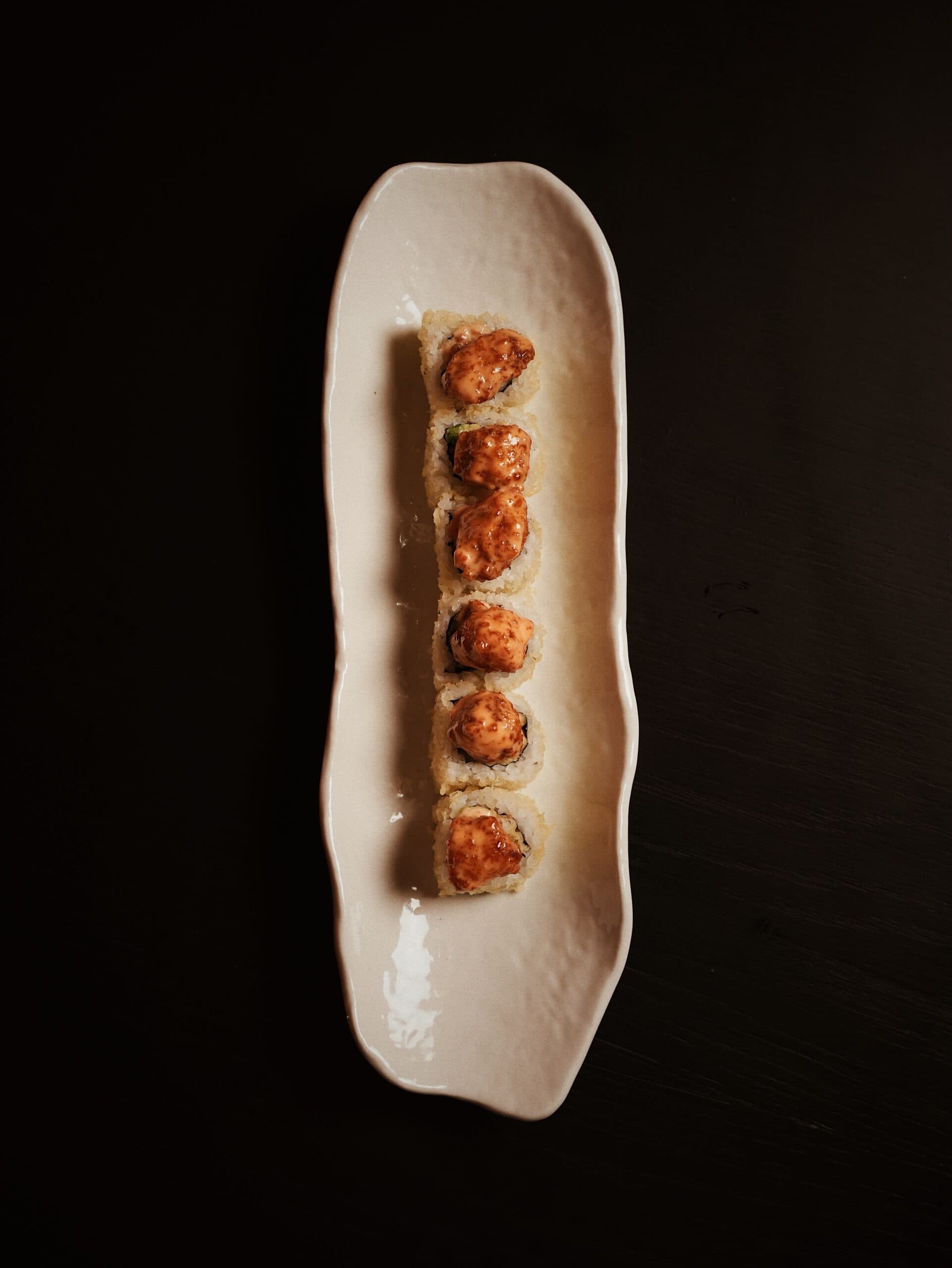 Ebi Snow, acılı soslu maki